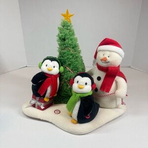 Hallmark Jingle Pals 2006 Very Merry Trio Singing Light Up Snowman Penguins